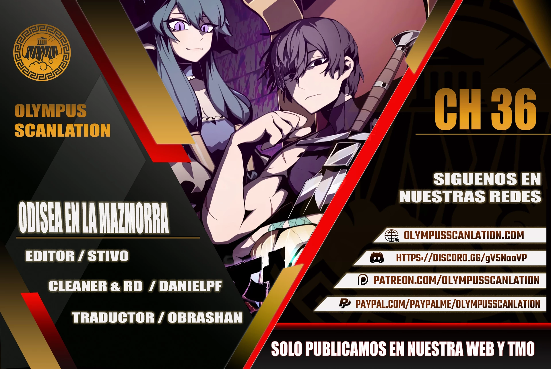 Odisea en la Mazmorra capítulo 36 página 1