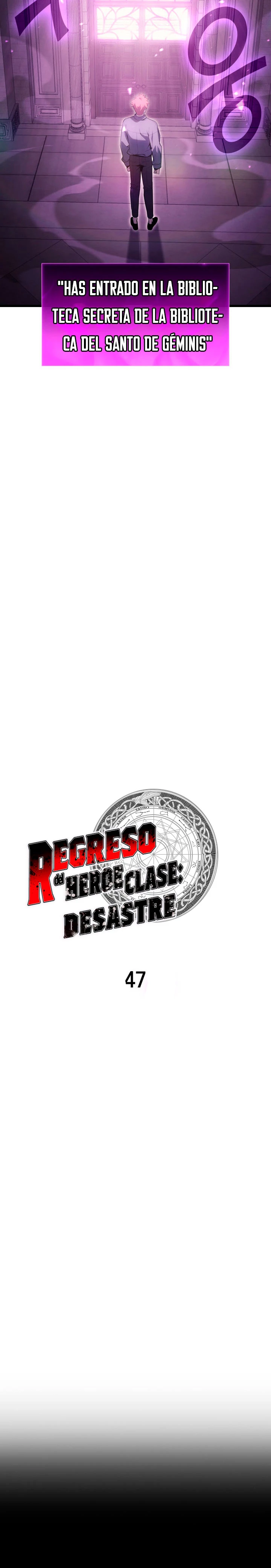 El regreso del héroe de clase: Desastre capítulo 47 página 7