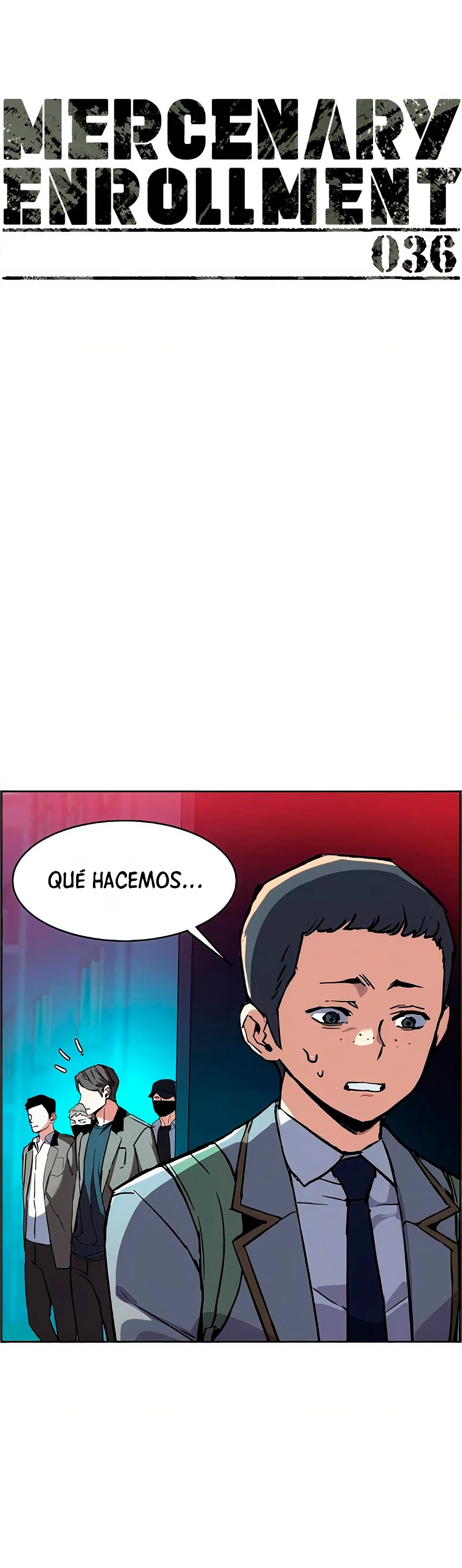 Inscripcion de mercenarios capítulo 36 página 8