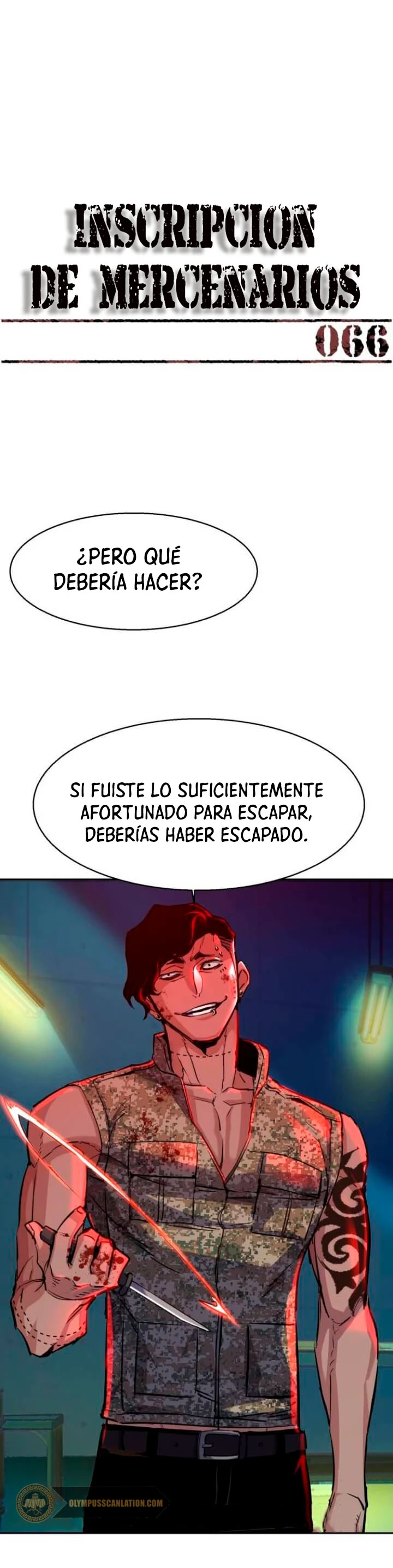 Inscripcion de mercenarios capítulo 66 página 3