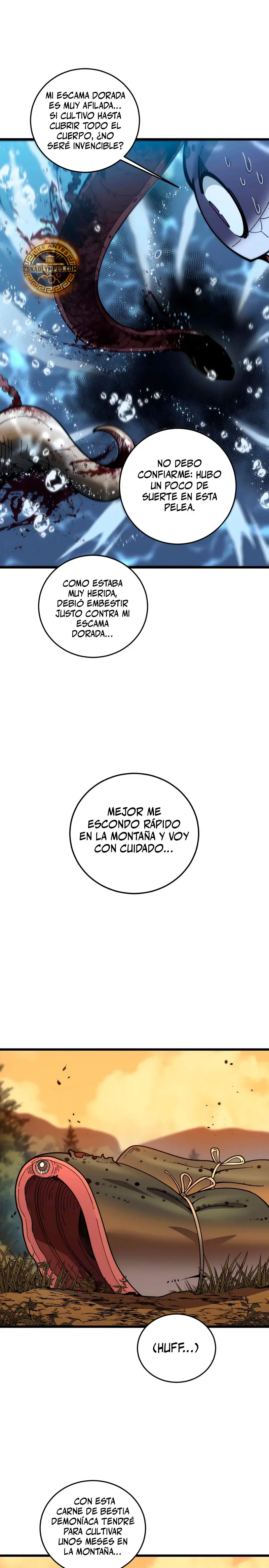 La evolución de la serpiente inmortal capítulo 4 página 17