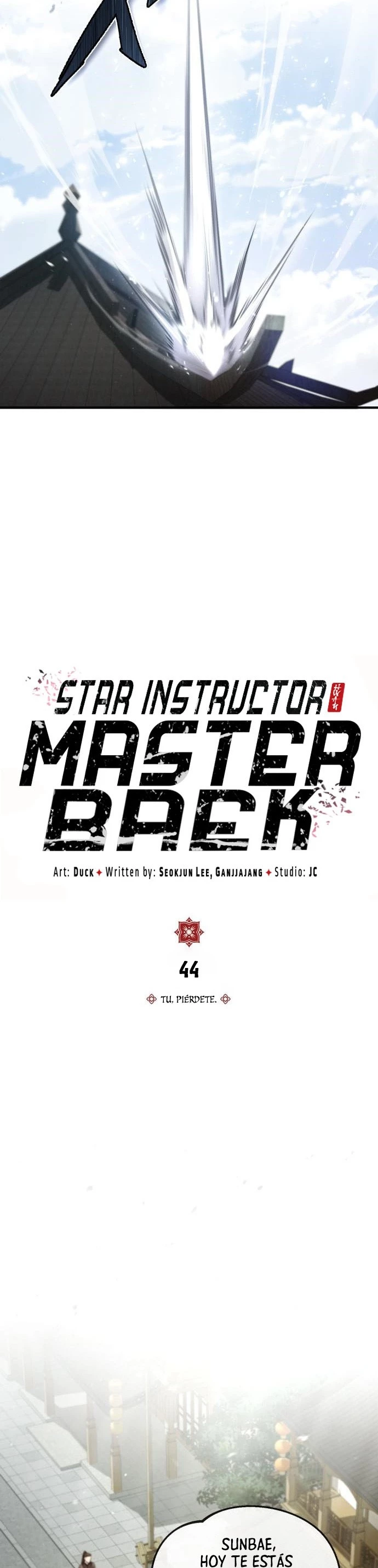 Instructor Estelar Maestro Baek capítulo 44 página 5
