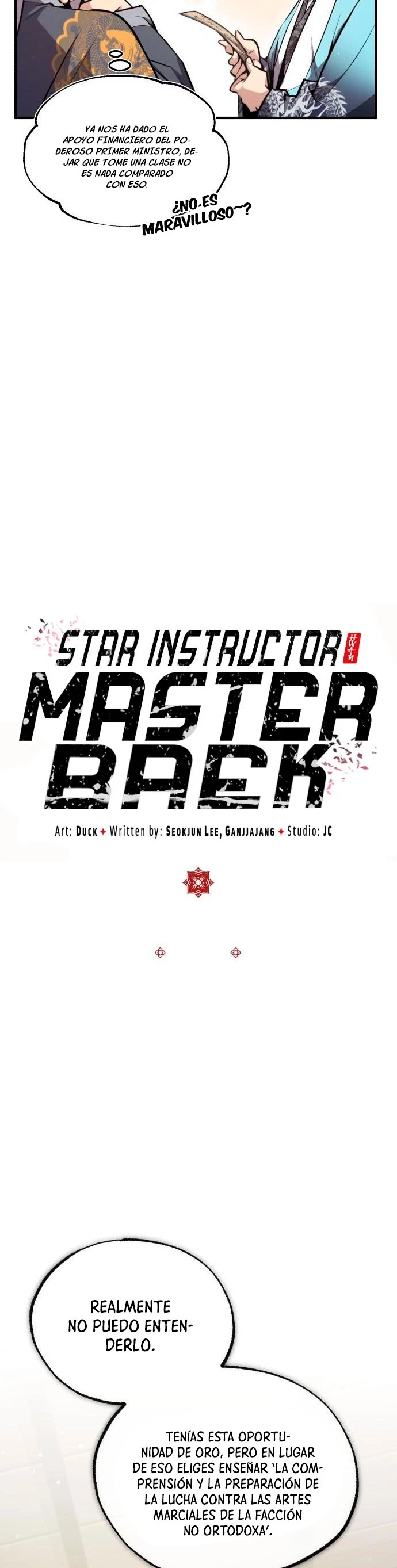Instructor Estelar Maestro Baek capítulo 50 página 7