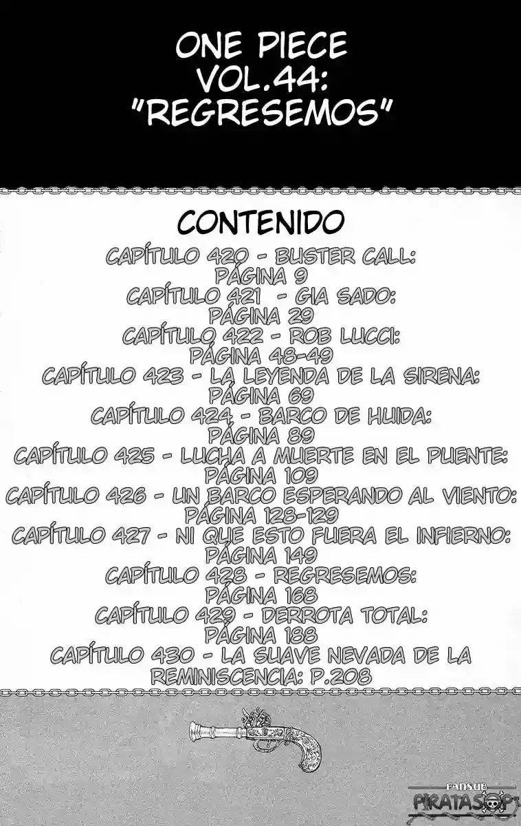 One Piece capítulo 420 página 5
