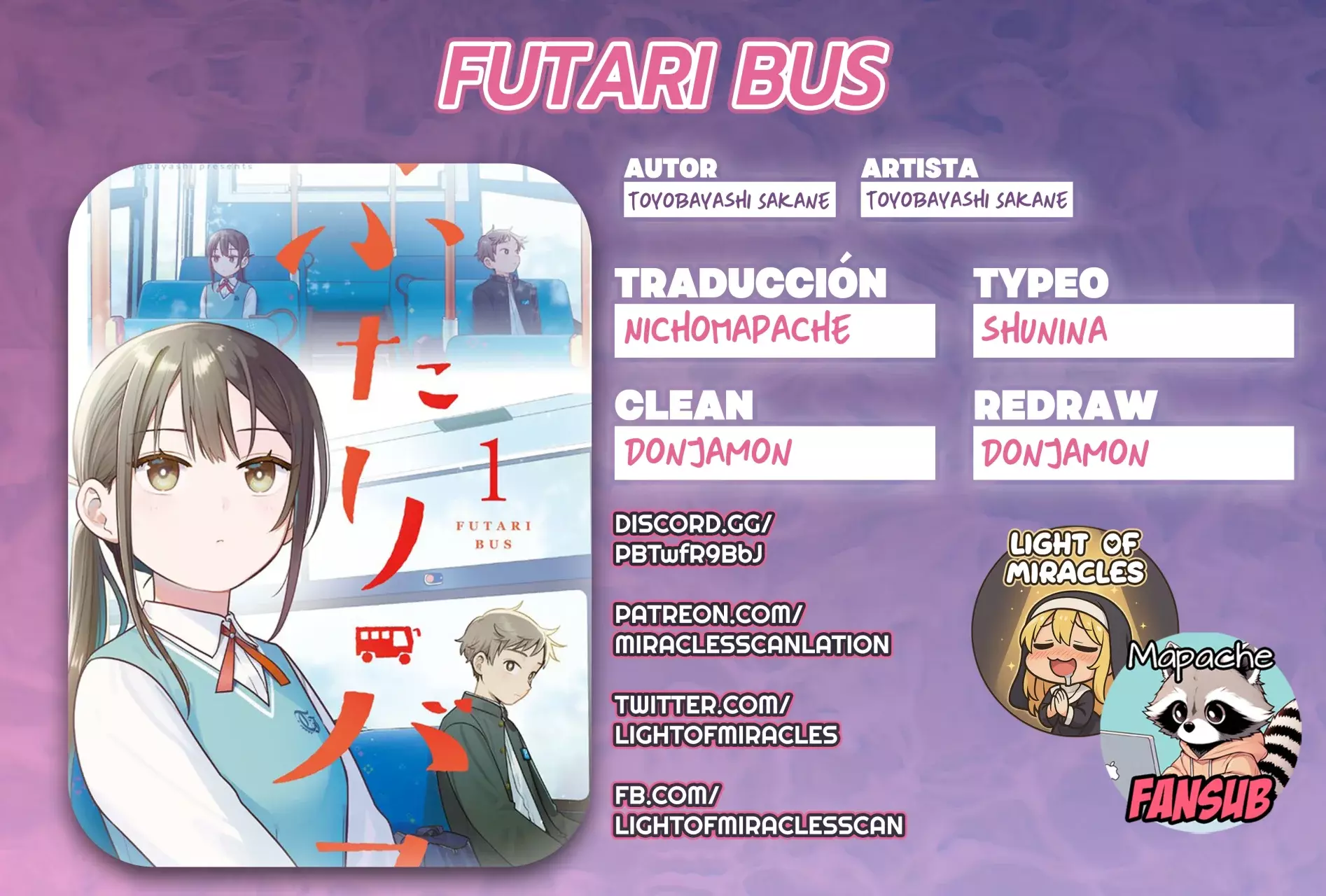 Futari Bus capítulo 12 página 1