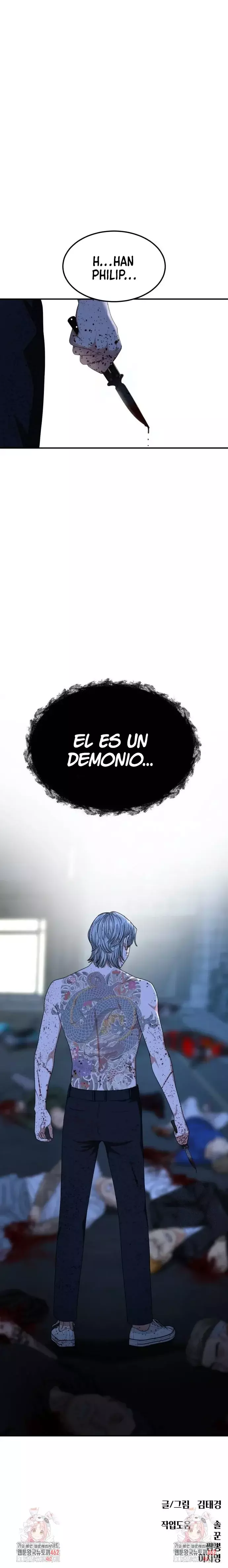 Tutorial de primer grado de como luchar. capítulo 39 página 14