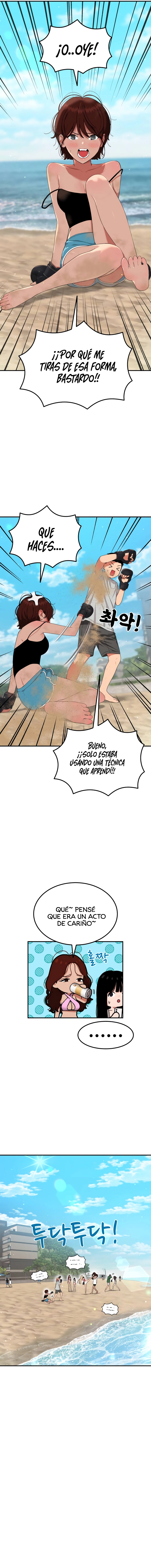 Tutorial de primer grado de como luchar. capítulo 62 página 7