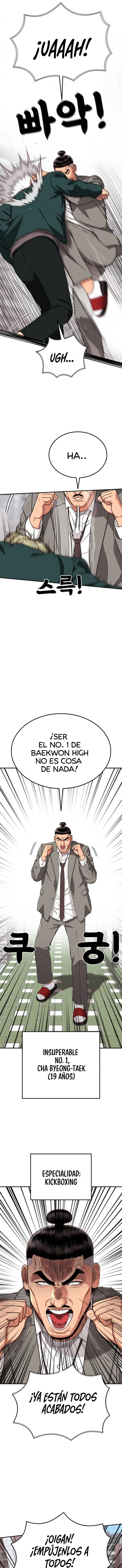 Tutorial de primer grado de como luchar. capítulo 91 página 6