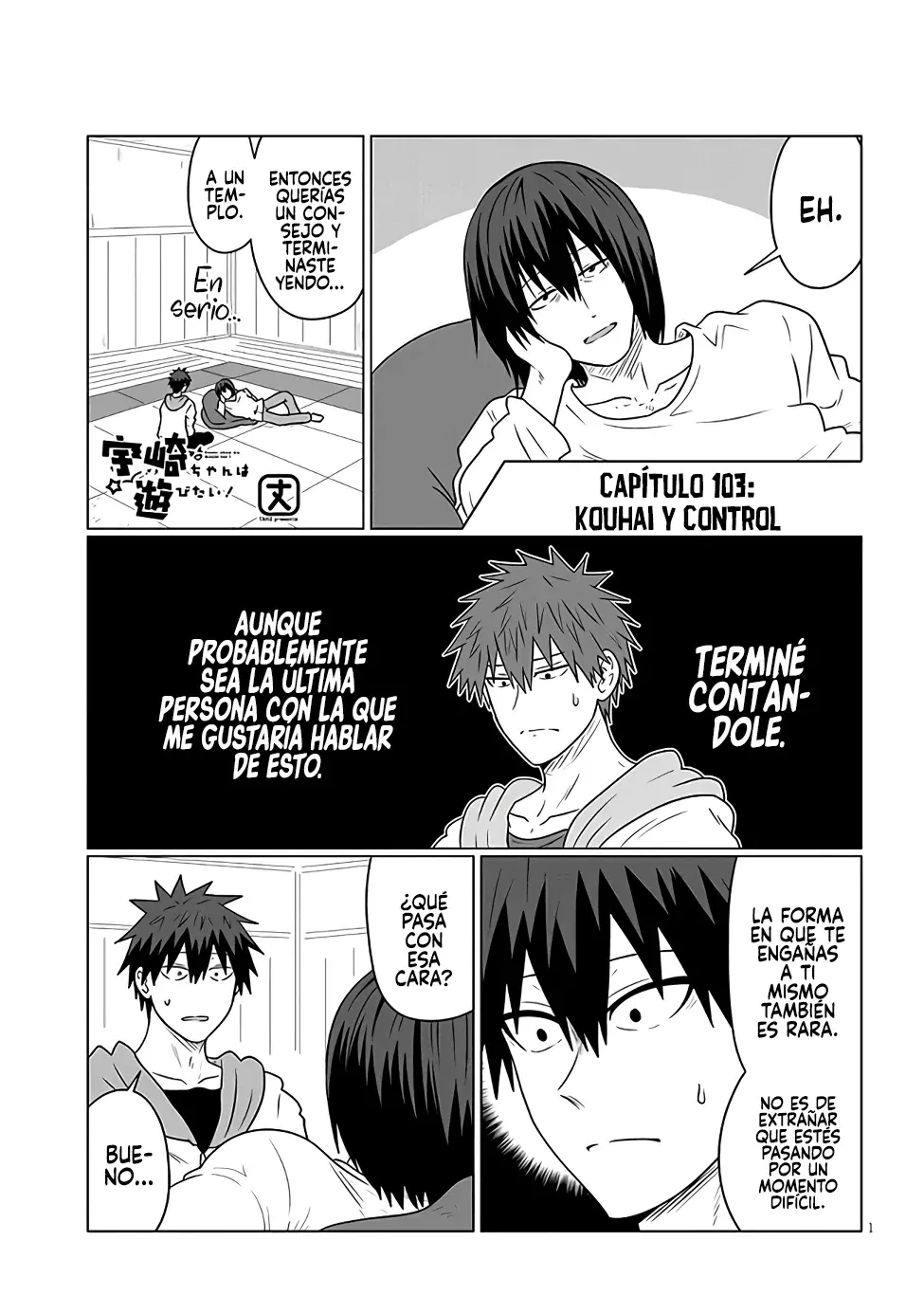 Uzaki-chan wa Asobitai! capítulo 103 página 3