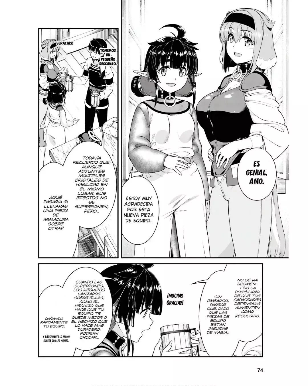 Isekai Meikyuu de Dorei Harem wo capítulo 25.2 página 7