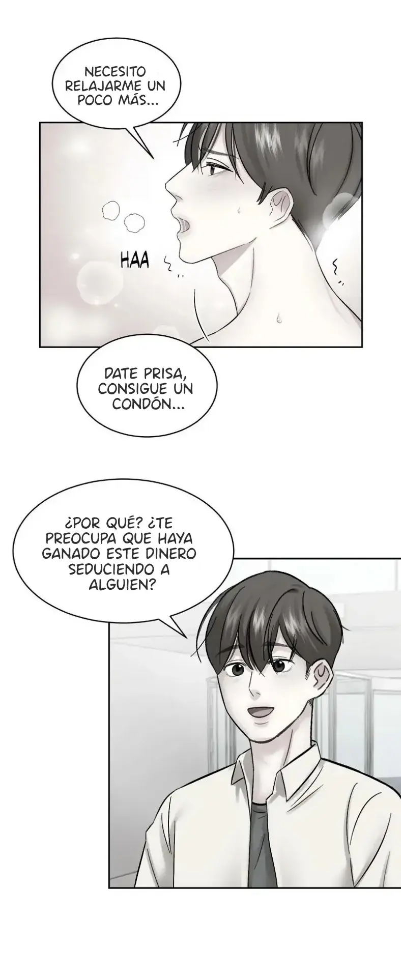 Hay amor en la sauna capítulo 9 página 28