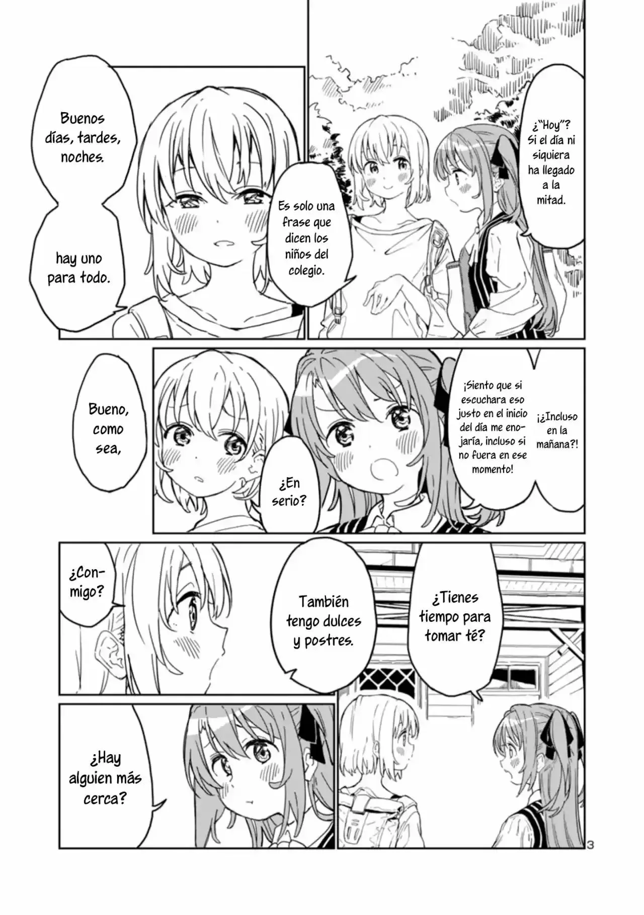 Botan Kamiina Florece Completamente Cuando bebe capítulo 2 página 4