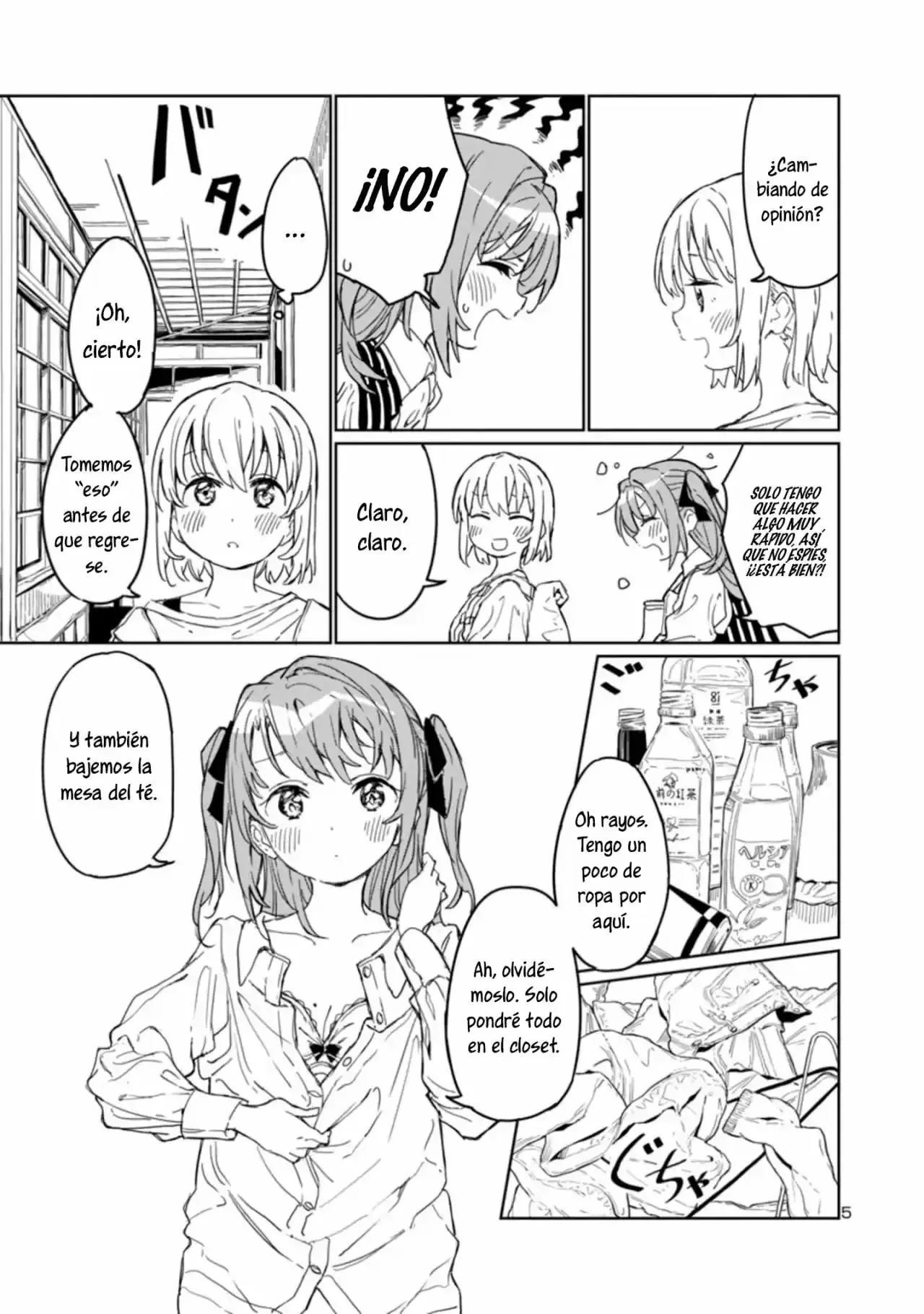 Botan Kamiina Florece Completamente Cuando bebe capítulo 2 página 6