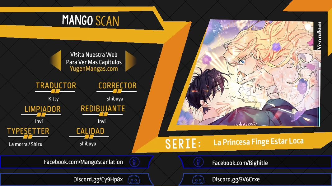 La Princesa Finge Estar Loca capítulo 2 página 1